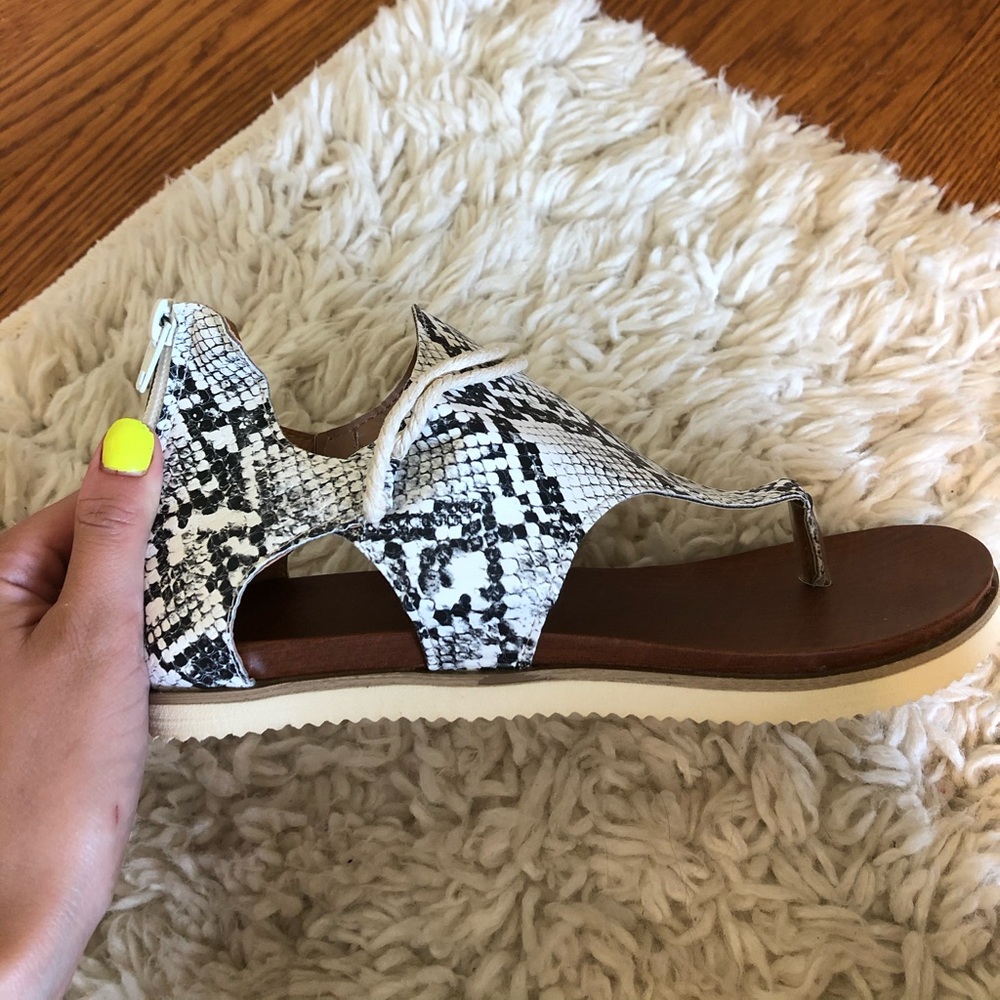 Brand New Snakeskin Sandals
